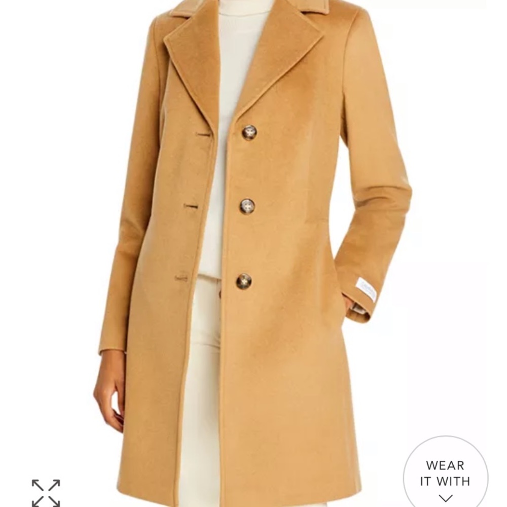 Calvin Klein Camel Coat
